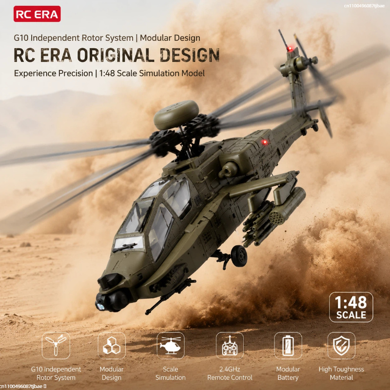 RC Era AH‑64D Apache C170 6CH  - огляд і ціна Rc Helicopter Single Rotor